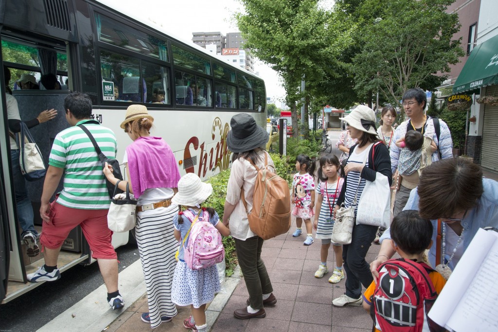 七夕企画貸切バス乗車